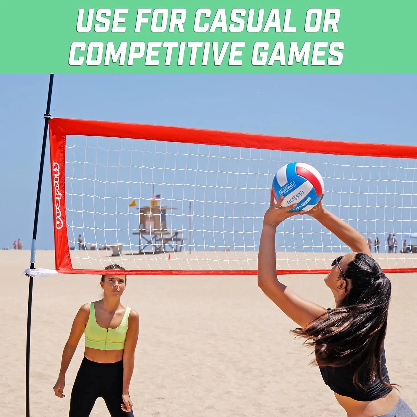 Soft Touch Volleyball With Pump For Indoor And Outdoor Play