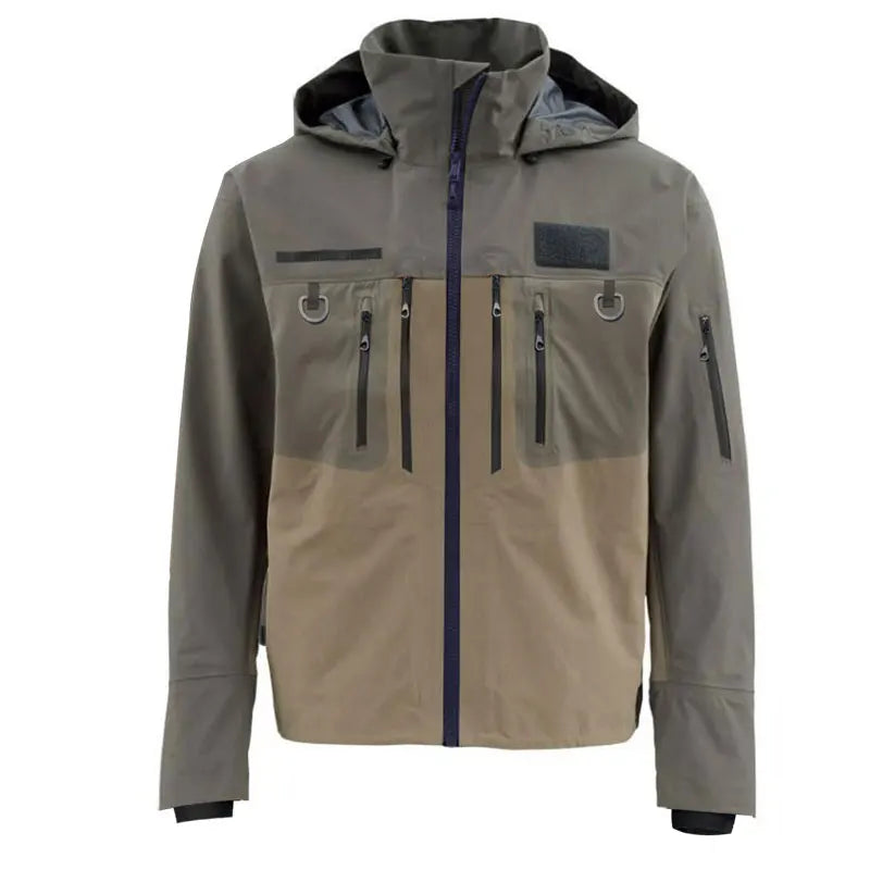 Drryfsh Waterproof Hooded Wading Jacket for Fly Fishing Outdoors