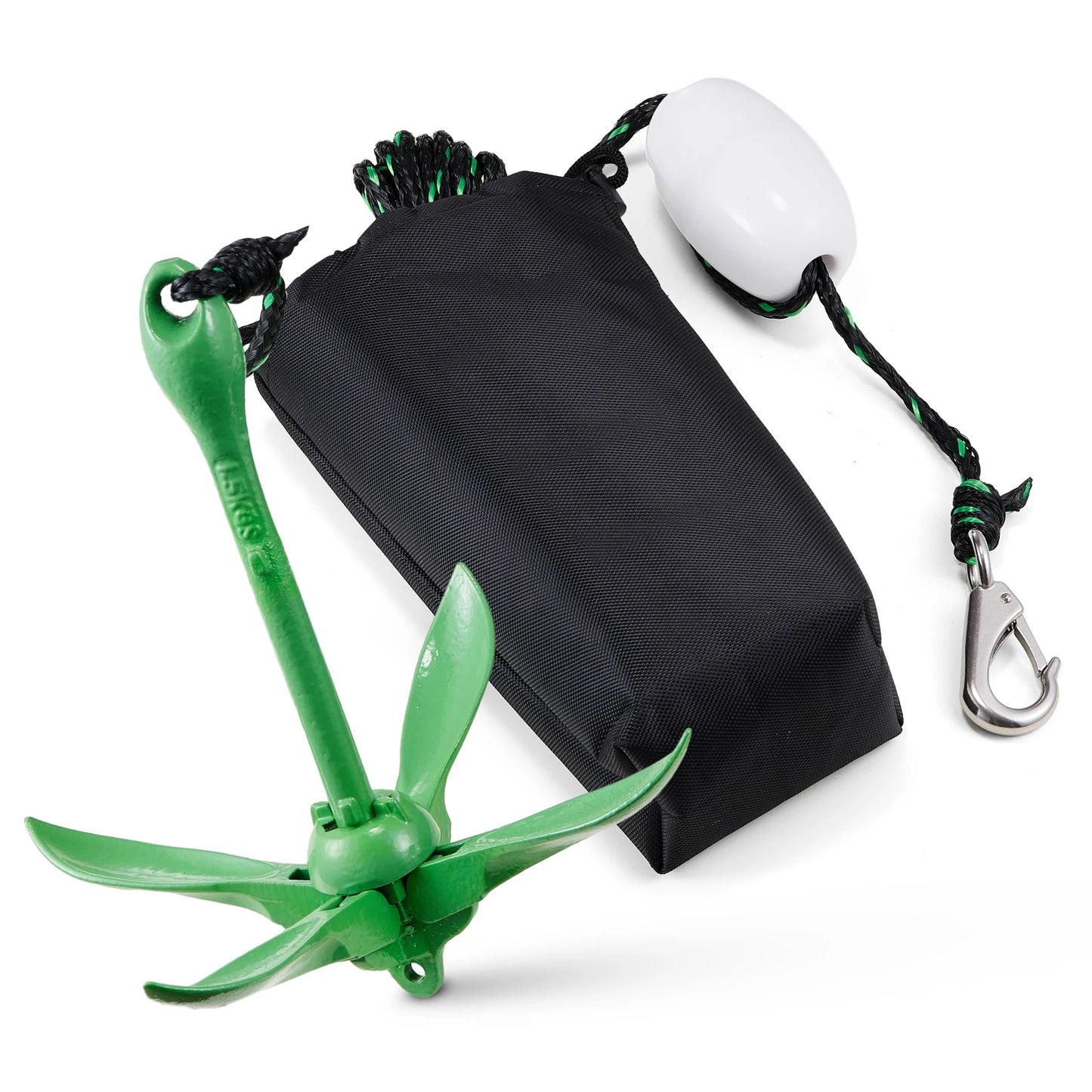 SucceBuy Kayak Anchor Kit With Rope Buoy And Storage Bag