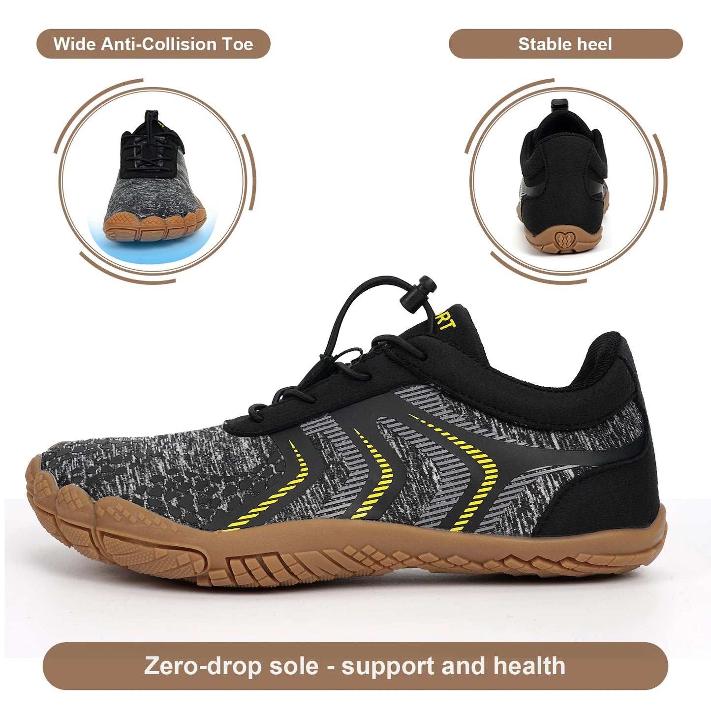APWIKOGER Water Sports Aqua Shoes Unisex Diving Sneakers