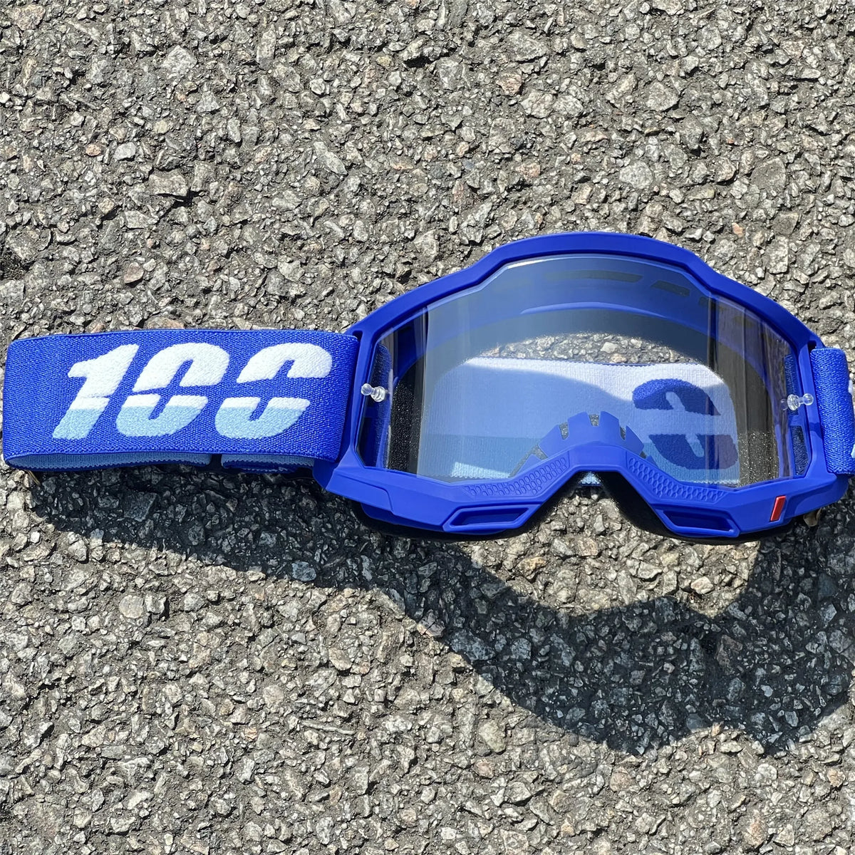 Windproof Dustproof Motorcycle Motocross Goggles With Mirrored Wide View Lens