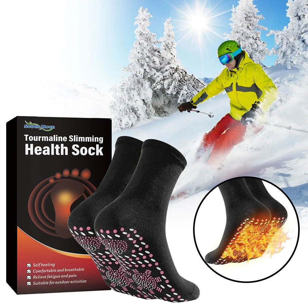 Winter Warm Health Socks Non Slip Therapy Massage Arch Support