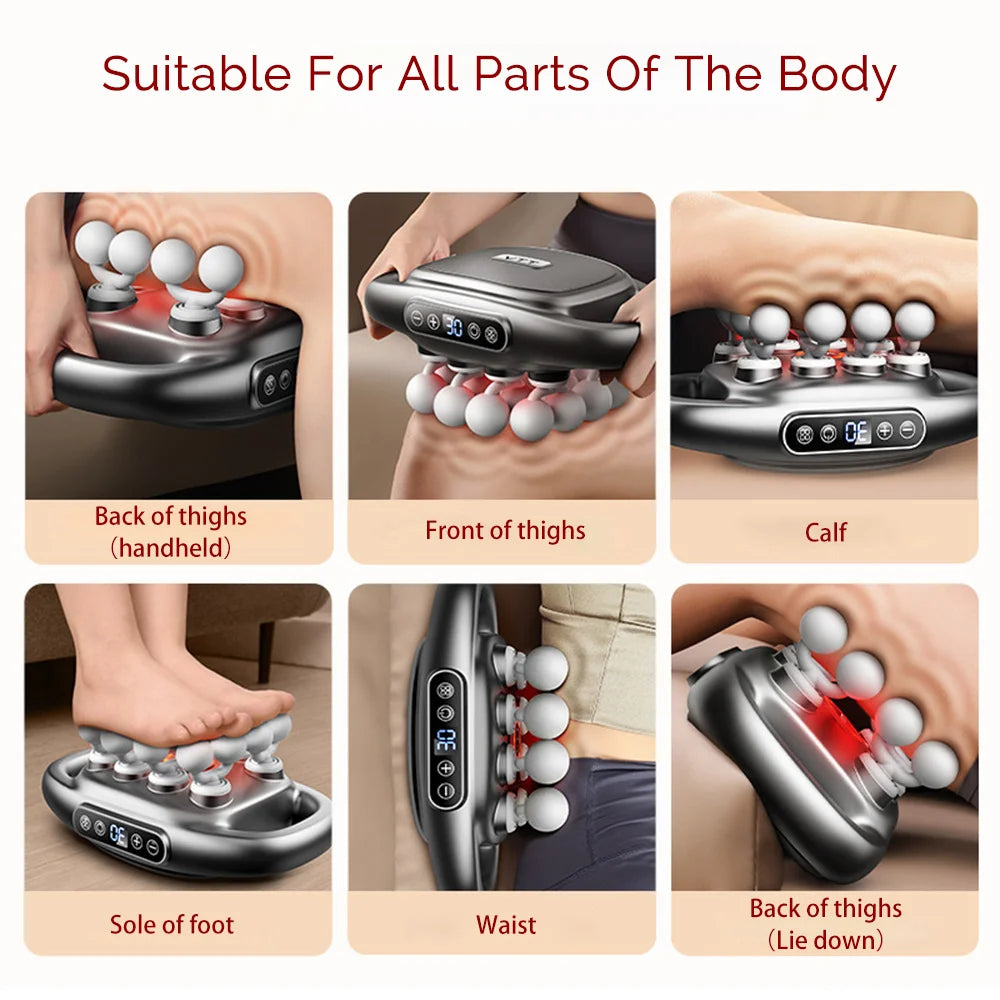 Foreverlily 16-Head Fascia Gun High Frequency Vibration Massage