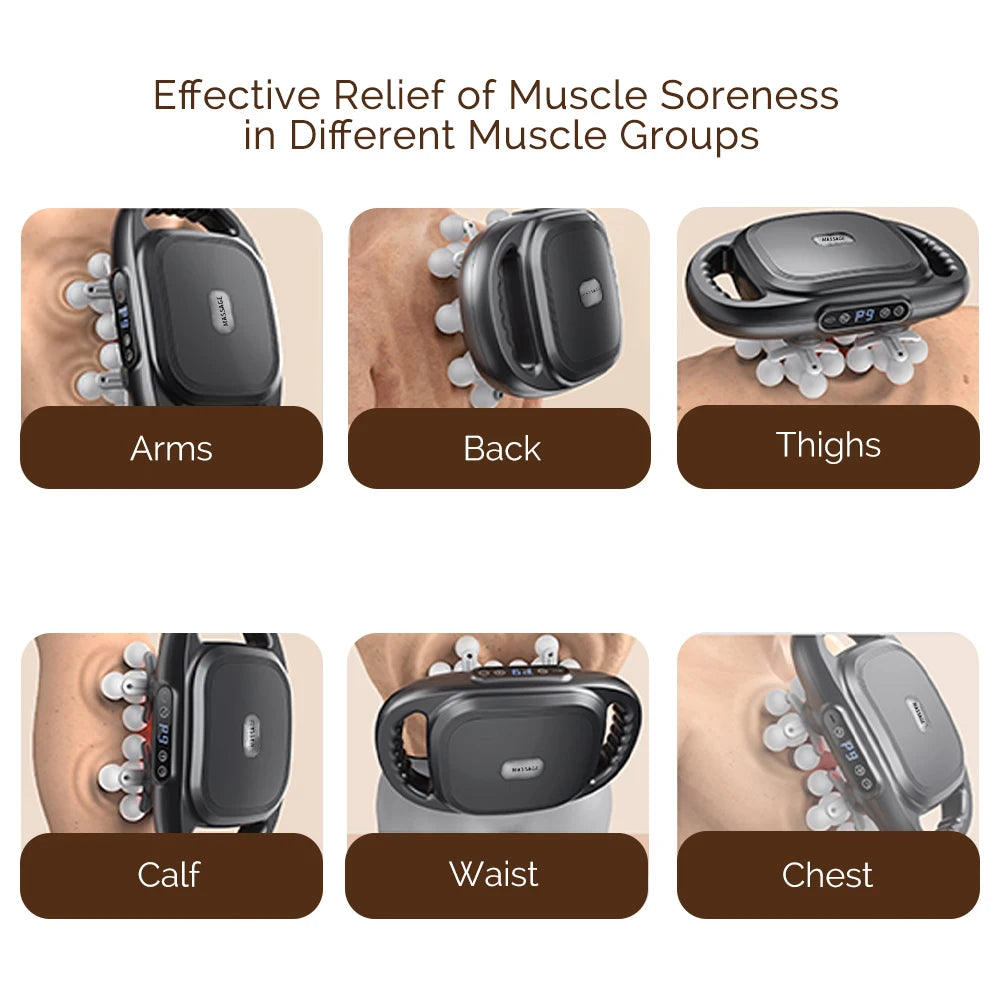 Foreverlily 22 Head Fascia Gun Massage With High Frequency Vibration