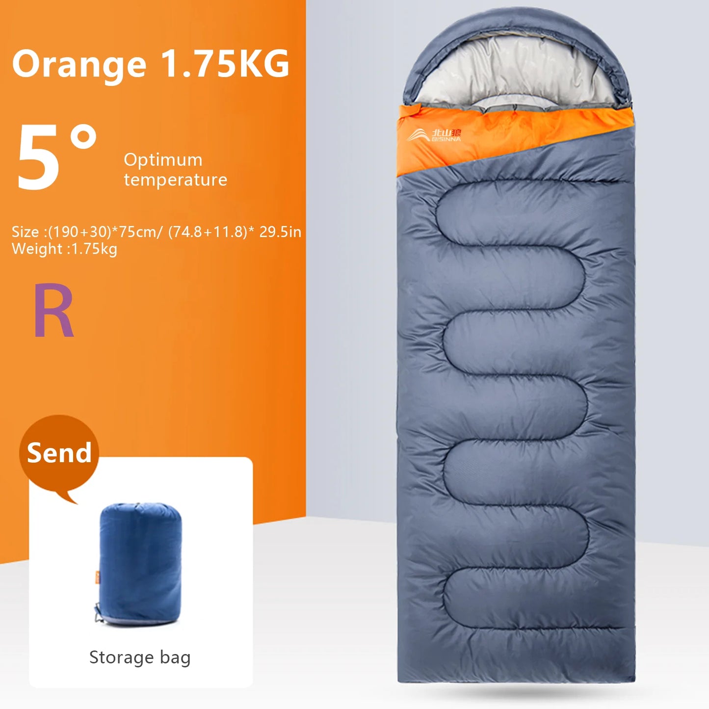 BISINNA Ultralight Camping Sleeping Bag Waterproof For Outdoor Adventures